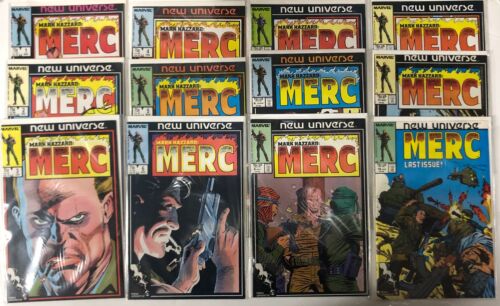 Mark Hazzard : Merc (1986) Set # 1-12 + # 1 Annual • Marvel Comics • David •