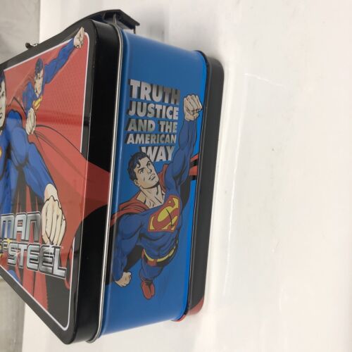 Superman Flying Tin Tote • Truth Justice And The American Way • • Vandor