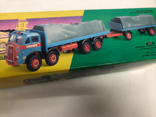 Corgi 1/50 Scale 27602 - 8W Rigid Truck & Trailer With Loads - Billy Crow & Sons