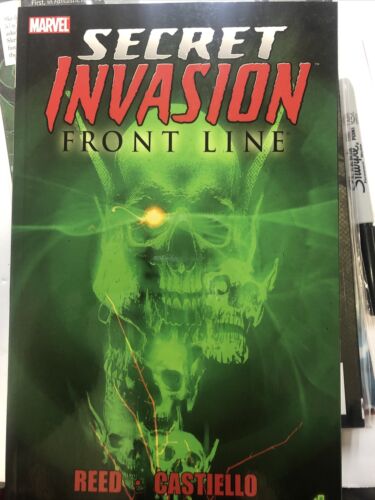 Secret Invasion Front Line (2009) Marvel TPB SC Brian Reed