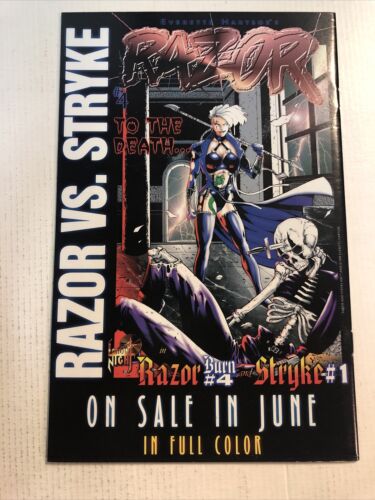 Razor (1995) Zero VF/NM Signed Richard Pollard ~ Everette Hartsoe | London Night