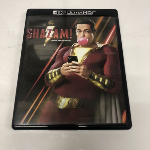 Shazam ! (2020) 4 K Ultra HD + Blu-Ray + Digital • DC • Version Français Incluse