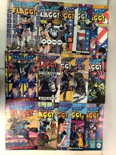 American Flagg (1983) Consequential Set # 1-50 & Special # 1 (VF/NM) First Comic