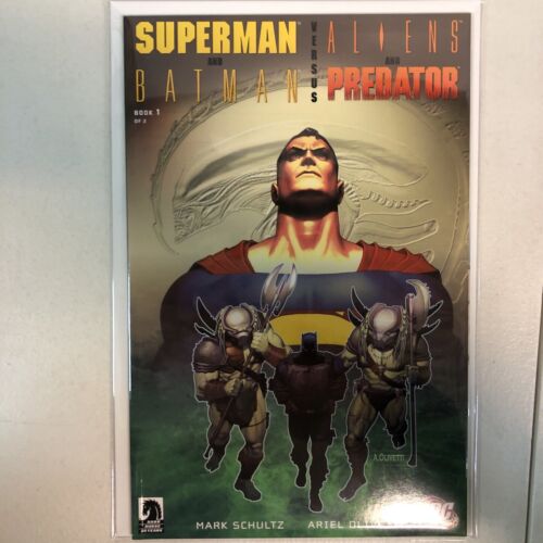 Superman And Batman VS Aliens And Predator (2007) Complete Set Book