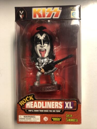 Kiss- Rock Headliners XL (1999) Gene Simmons | 6” Sculpture