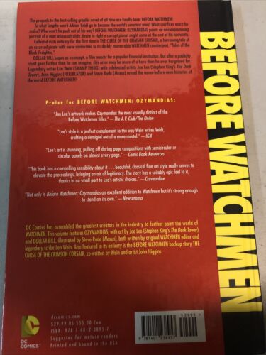 Before Watchmen Deluxe Edition (2013) DC Comics HC Len Wein