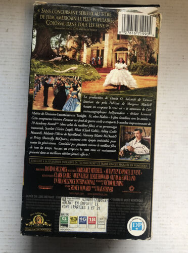 French Movie Box Set Autant en Emporte le Vent - Gone With the Wind VHS