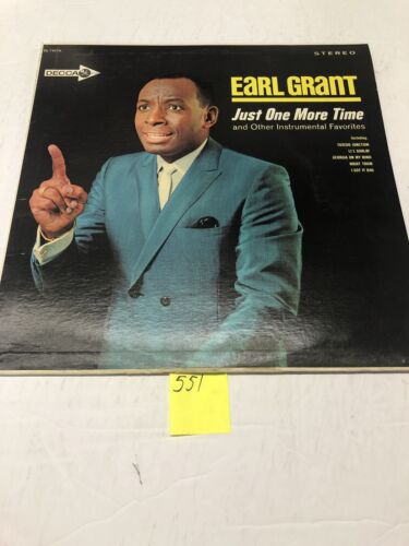 Earl Grant Just One More Time Vinyl LP Album