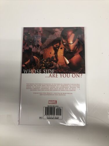 Marvel Civil War A Marvel Comics Event by Millar McNiven Paperback New