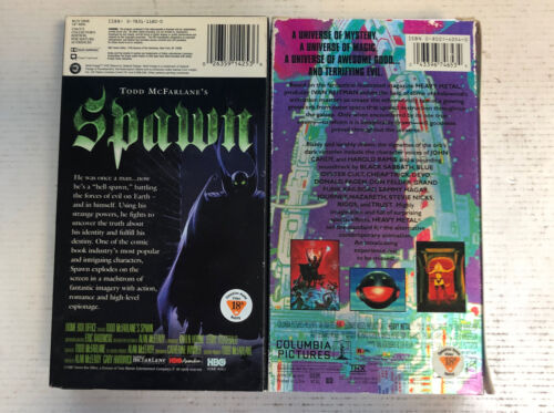 Spawn Hologram Cover & Heavy Metal (1981-1997) Vhs Bundle