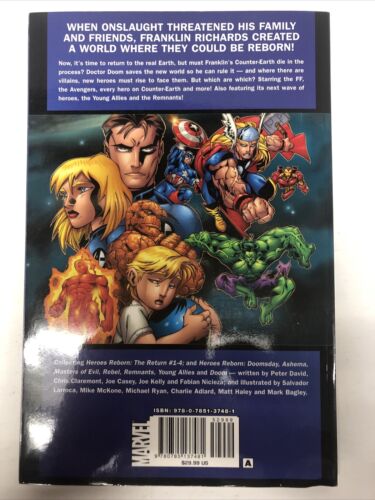 Heroes Reborn: The Return (2009) TPB SC Marvel David•Claremont•Casey•Kelly