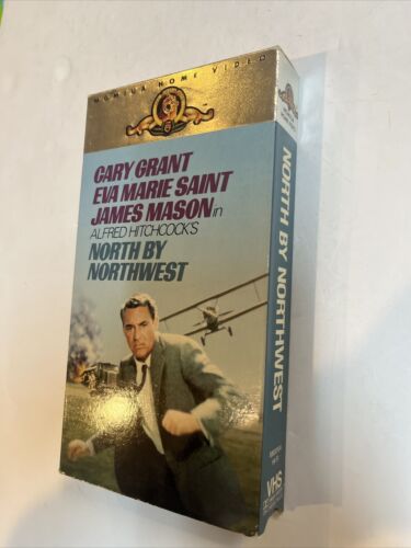 North By Northwest (VHS 1987) Gary Grant • Eva Marie Saint • Alfred Hotchcock