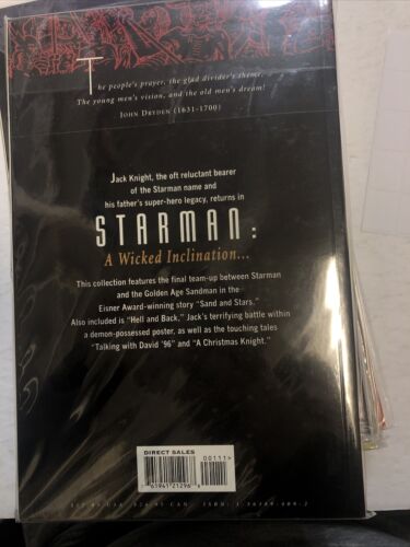 Starman A Wicked Inclination (1998) DC TPB SC James Robinson