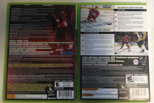 NBA2K13,NHL 08 Xbox360 Bundle