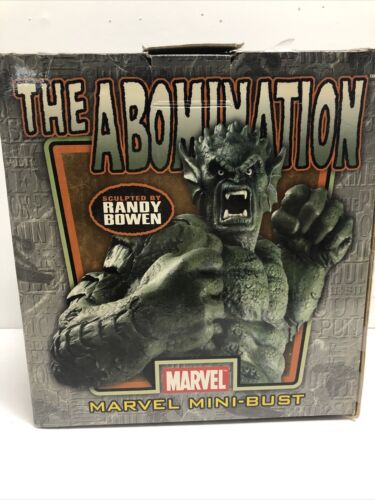 The Abomination Marvel Mini-bust 6” Sculpted By Randy Bowen 2005