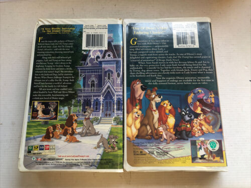 Walt Disney Lady And The Tramp 1 & 2 (VHS)