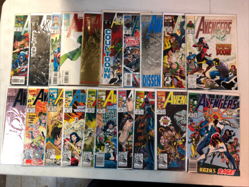 Avengers #351-373 375-386, Annual #21 22 23 Near Complete Sequential Run Set Lot