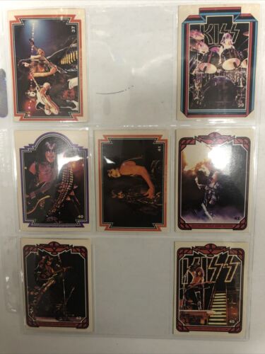 KISS Army Aucoin MGT Cards (1978)By AGRMT With KISS -incomplete Set Of 56 Cards