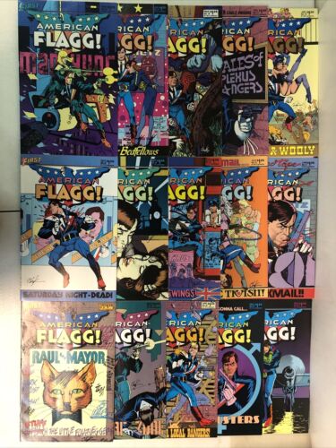 American Flagg (1983) Consequential Set # 1-50 & Special # 1 (VF/NM) First Comic