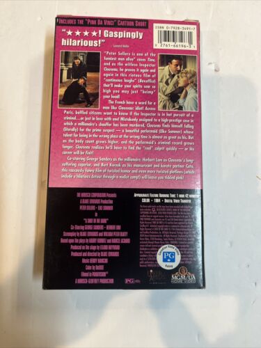 A Shot in the Dark (VHS, 1997) Peter Sellers Elke Sommers | MGM/UA