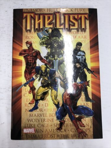 The List (2009) HC Marvel Comics Brian Michael Bendis