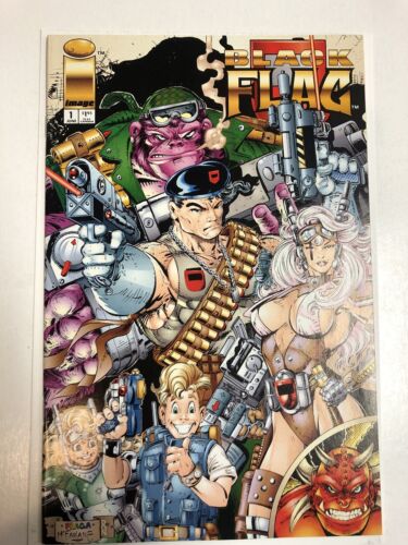 Black Flag (1993) 1 Preview Edition Image Comics Black & White Fraga & McFarlane