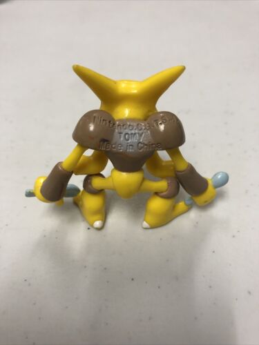 Pokemon TOMY Alakazam 2" PVC Figure Vintage Nintendo 1999