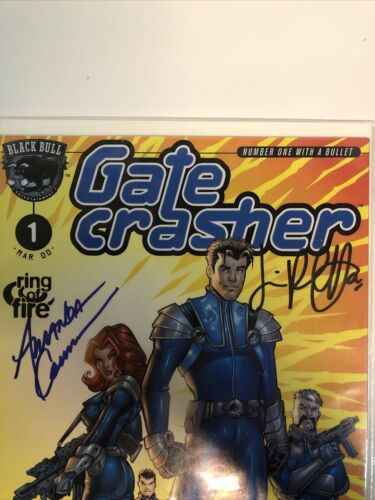 Gate Crasher (2000) Starter Set # 1-4 (VF/NM) #1 Double Signed•Black Bull Comics