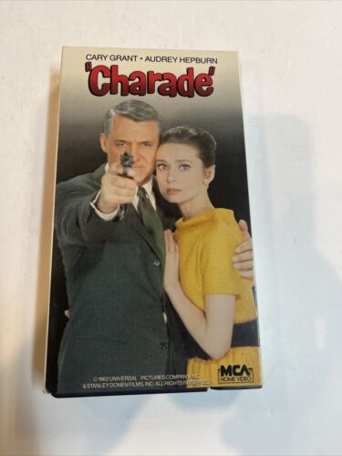 Charade (VHS 1981) Gary Grant • Audrey Hepburn | MCA Home Video