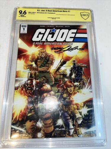 Gijoe Real American Hero (2017) # 1 (CBCS 9.6) Verified Signature Neal Adams #58