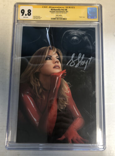 Barbarella ( 2021 ) # V2 # 6 ( CGC 9.8 ( SS ) Signed By Sarah Hoyt | Bam Edition