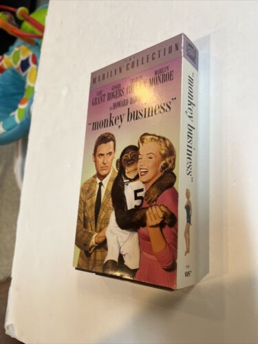 Monkey Business (VHS, 1992) Gary Grant • Ginger Rogers • Marilyn Monroe