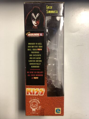 Kiss- Rock Headliners XL (1999) Gene Simmons | 6” Sculpture