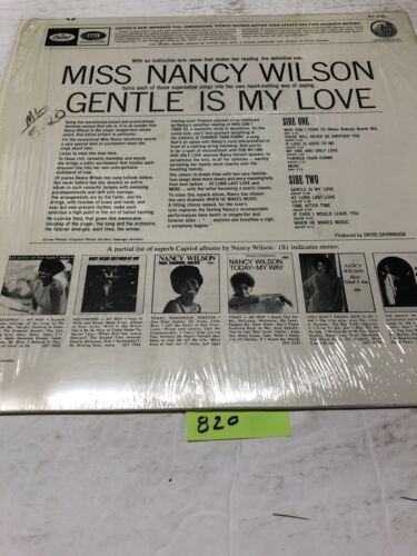 Nancy Wilson  Gentle Is My Love Vinyl LP Album