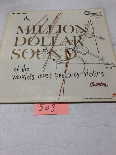 Worlds Most Precious Violins. Million Dollar Sound Vinyl LP Album