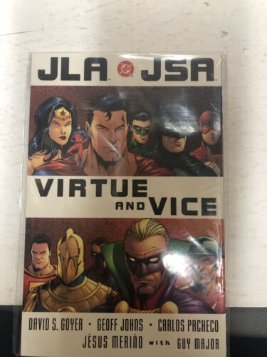 JLA JSA Virtue And Vice (2002) Dc Comics TPB SC Geoff Johns