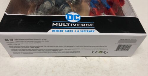 McFarlane DC Multiverse Dark Nights: Metal Batman Earth-1 & Superman 2-pack