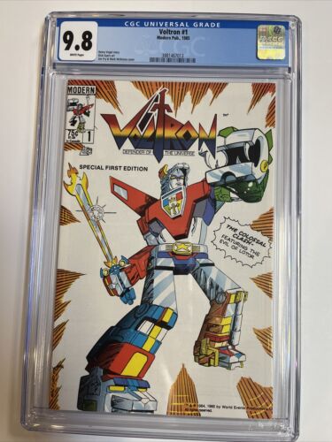 Voltron (1985) # 1 (CGC 9.8 WP) 1st App