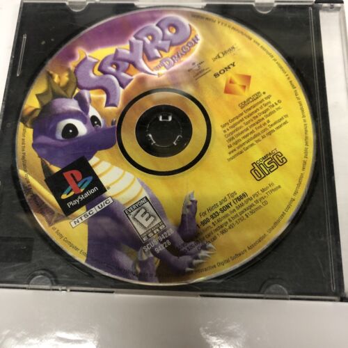 Spyro The Dragon (1998) Sony PlayStation 1 • Disc Only Without Original Case