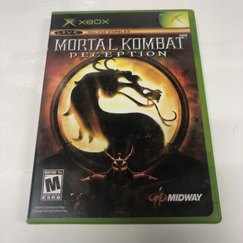 Mortal Kombat: Deception (2004) Xbox • Midway • Video Game • Online Enabled