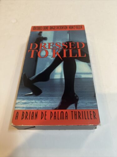 Dressed to Kill (VHS 1994) Michael Caine • Angie Dickinson • Nancy Alen