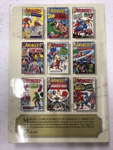 Marvel Masterworks Vol.4 The Avengers By Stan Lee (1988) Marvel TPB HC