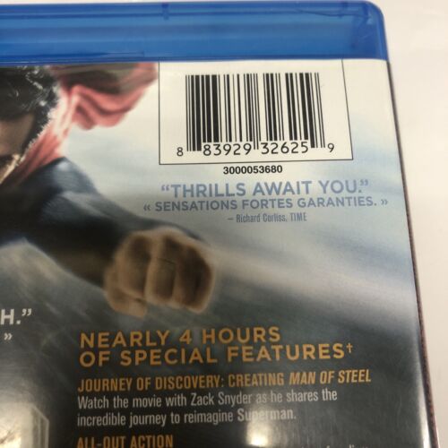 Man of Steel (2013) Blu-ray/DVD 2-Disc Set • Canadian