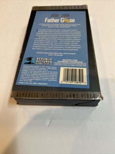 Father Goose (VHS) Gary Grant • Leslie Caron | Screenplay Peter Stone