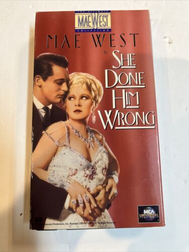 She Done Him Wrong (VHS, 1993)  Gary Grant Owen Moore Noah Berry |Lowell Sherman