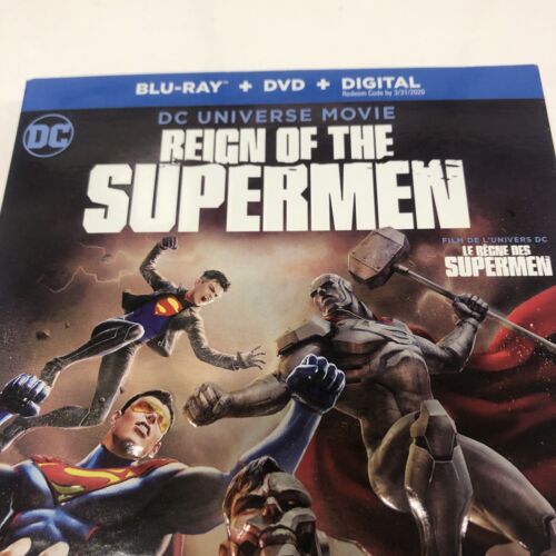 DCU: REIGN OF THE SUPERMEN (2020) BIL/ BD • BLU-RAY • DC• Little Bit Played With