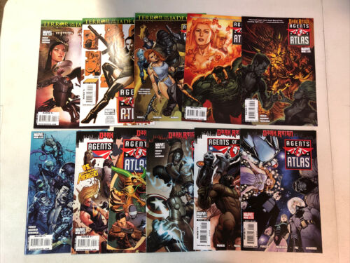 Agents Of Atlas Lot #1 2 3 5 6, 2nd #1-11, Vs. X-Men 1 & 2 Near Complete Set Run