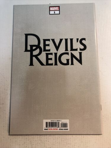 Devil's Reign(2022) 1 Of 6 VF/NM Signed Marco Checchetto ~ Marvel Comics | Menyz