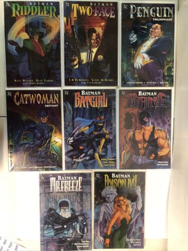 Batman (1995) 8 Different Issues Of Batman Villains (VF/NM) DC Comics