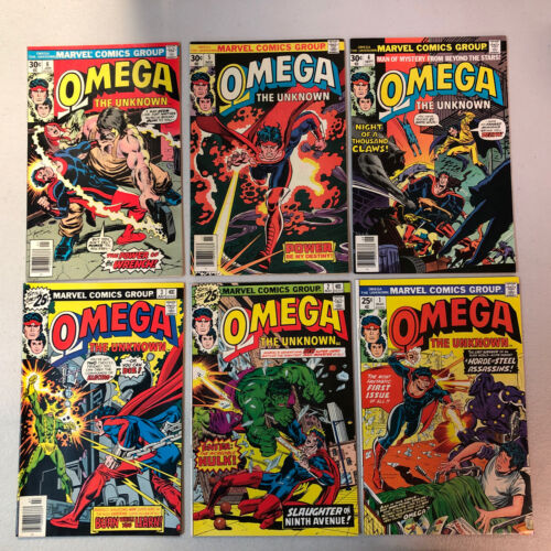 Omega The Unknown (1975) #1-9 + Defenders #76 & 77 (VF-/NM-) Near Complete Set